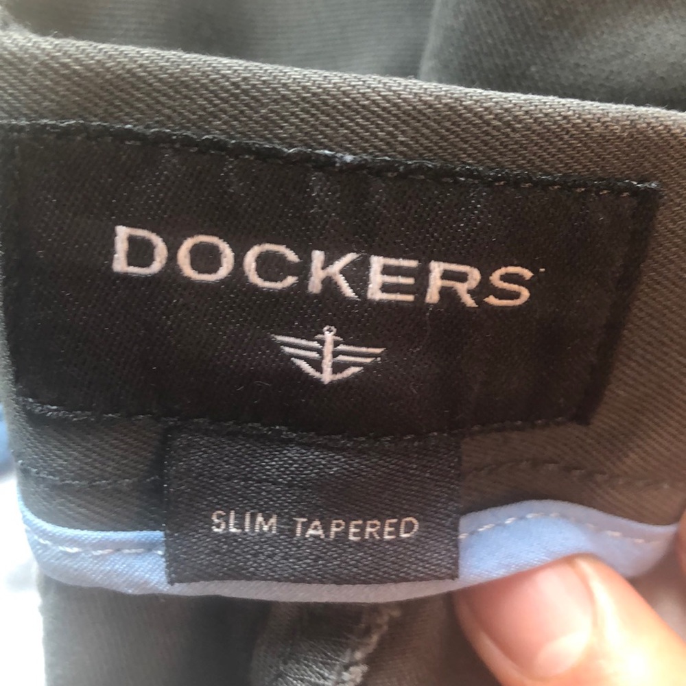 Dockers Slim Tapered Chinos (Olive Green)
